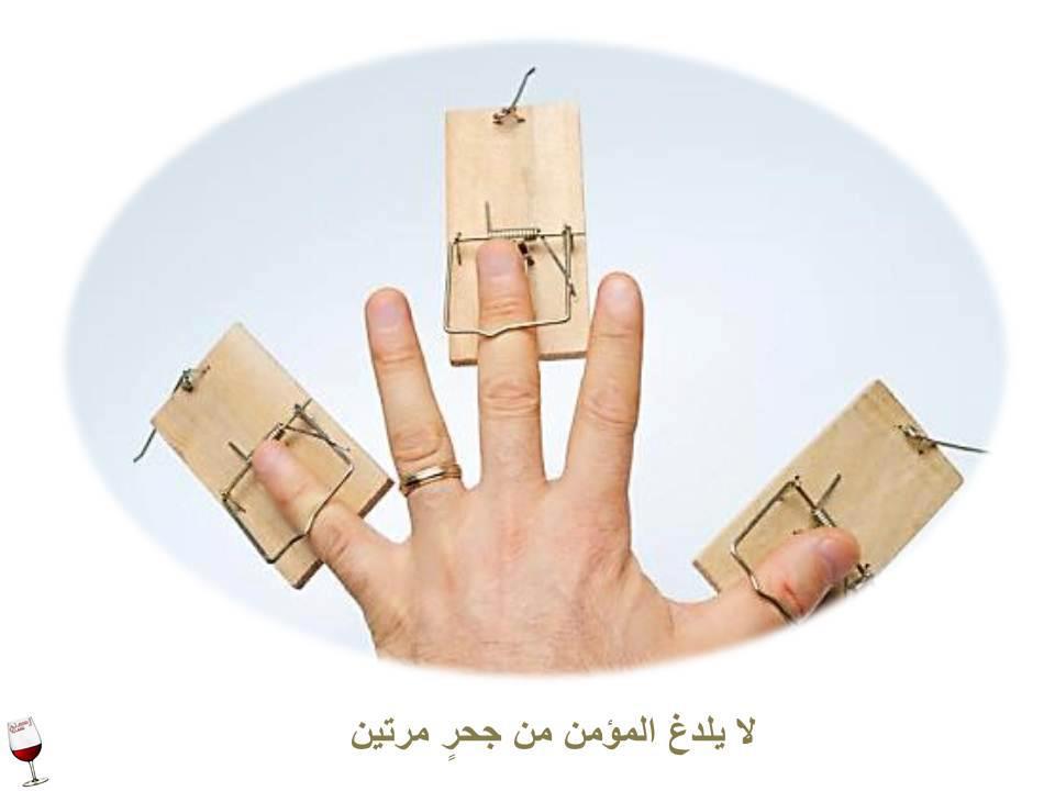 لا يلدغ المؤمن من جحر مرتين